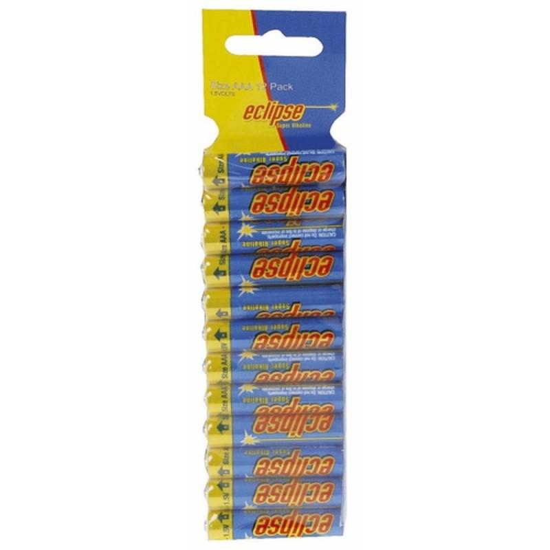 Eclipse Alkaline AAA Battery - 12 Pack