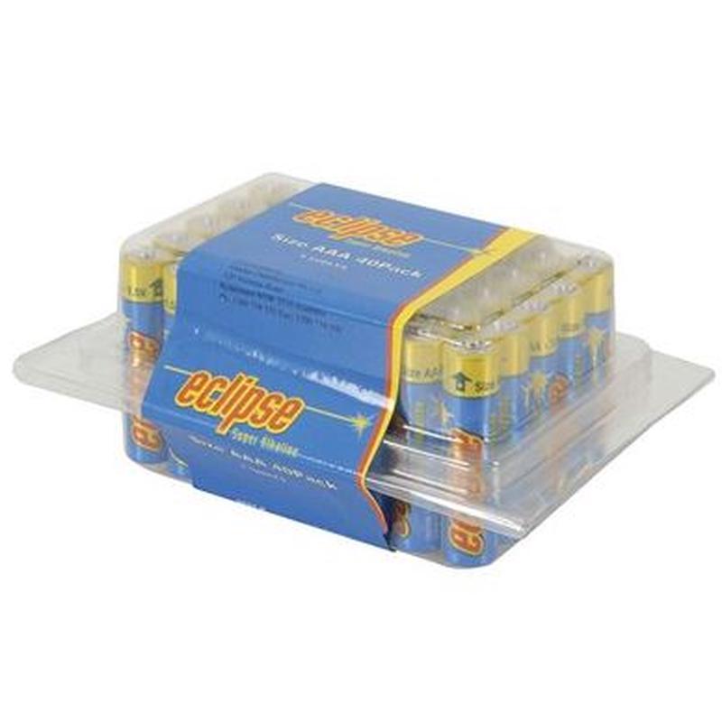 Eclipse Alkaline AAA Battery - 40 Pack