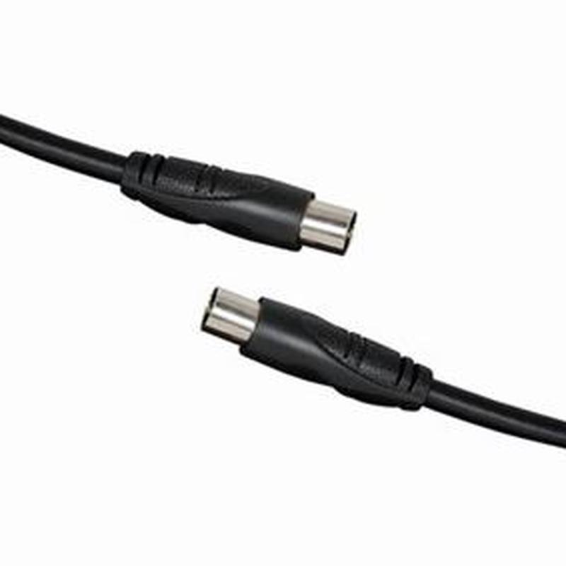Lead TV Coaxial Plug to TV Coaxial Plug Cable - 1.5m