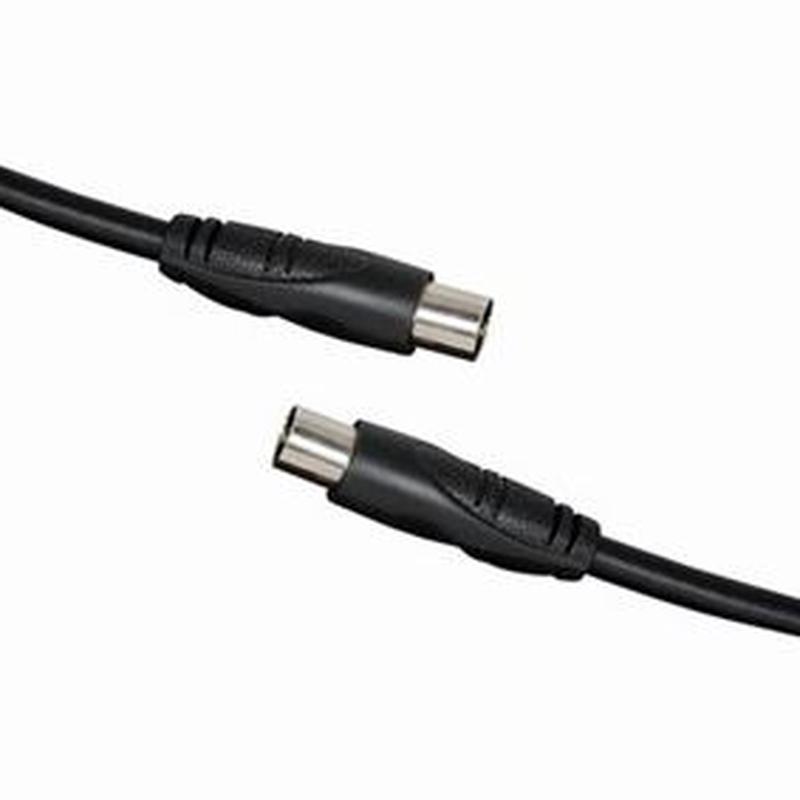 Lead TV Coaxial Plug to TV Coaxial Plug Cable - 5m