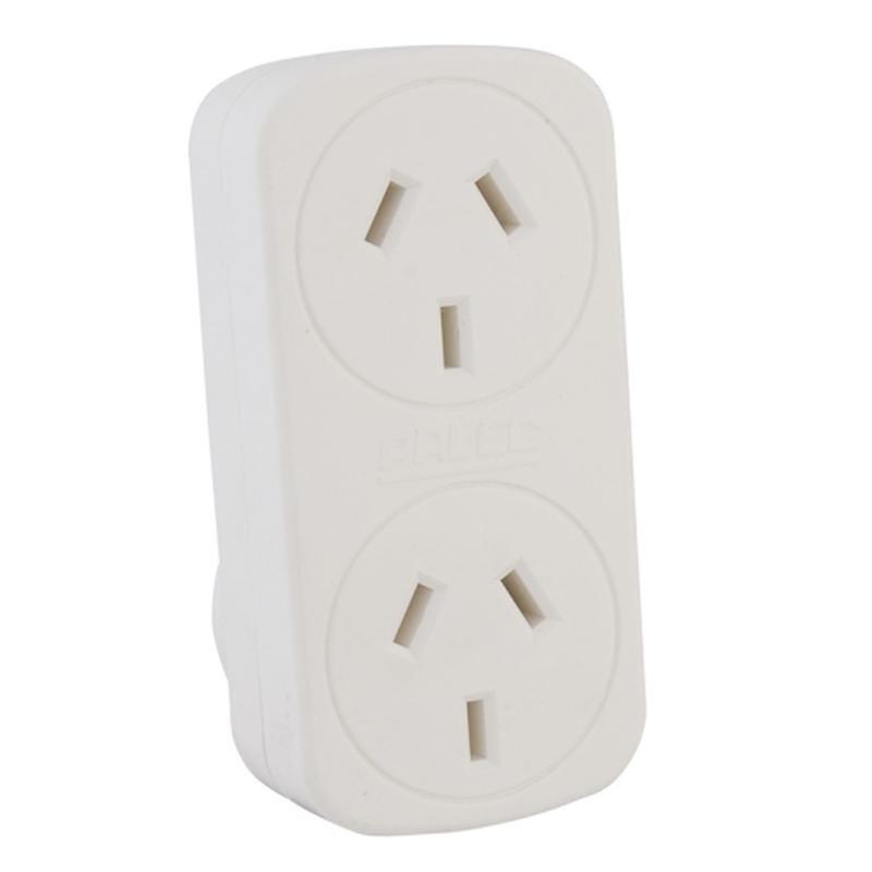 Mains Surge Protector Double Outlet