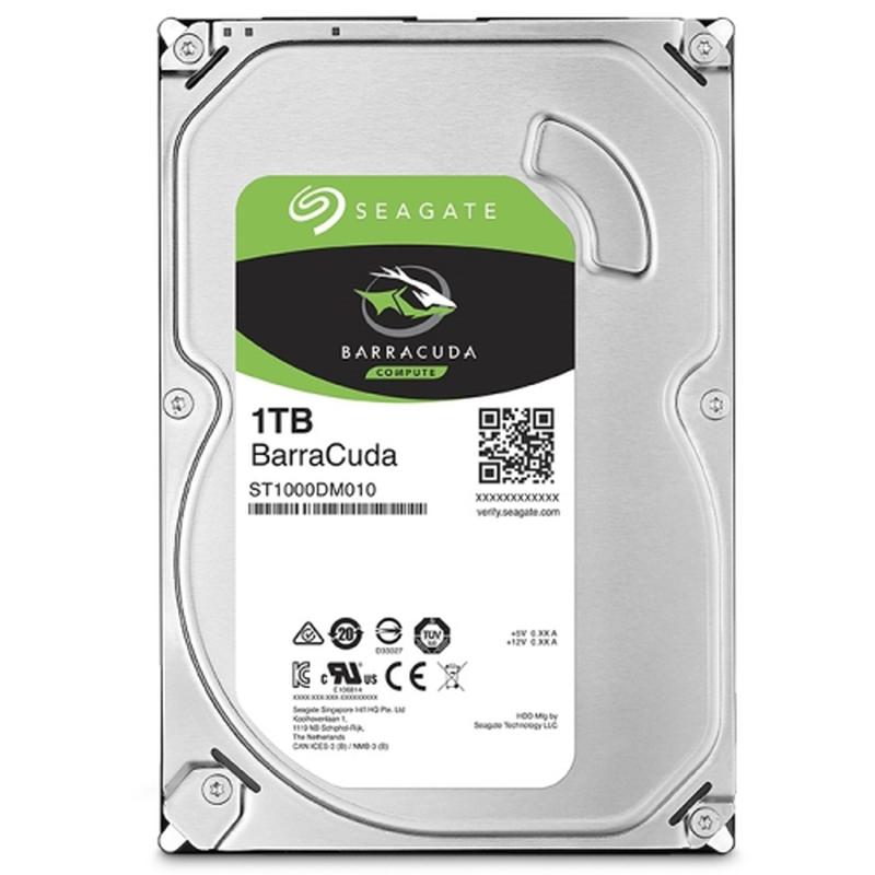 Seagate BarraCuda 1TB SATA 3.5" 7200RPM 64MB Hard Drive