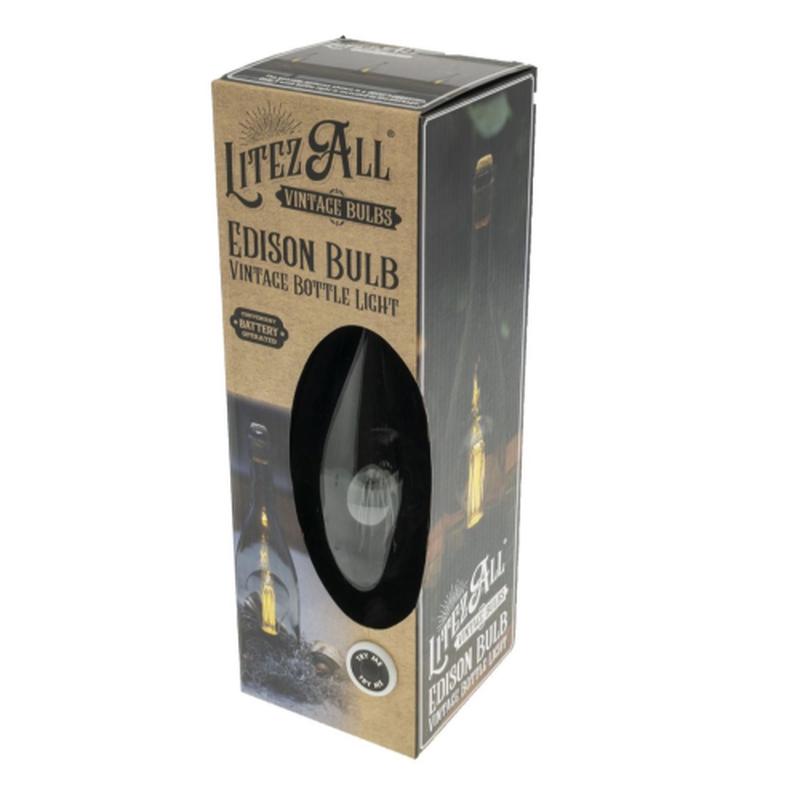 Wine Bottle Edison Light