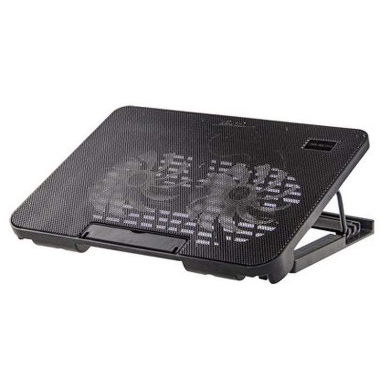 Black Dual Fan Cooling Pad for Notebooks & Laptops