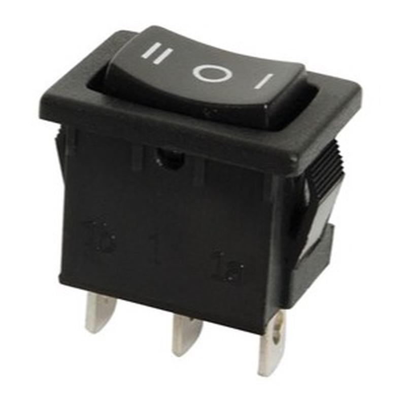Rocker Switch 250VAC 6A SPDT Centre Off