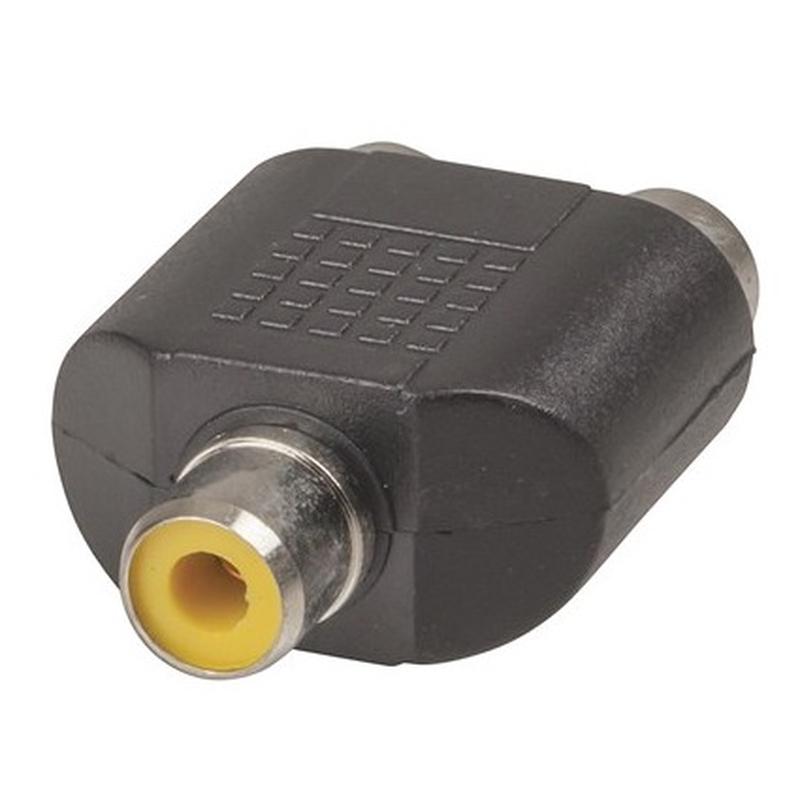 Adaptor 2 x RCA Socket to RCA Socket