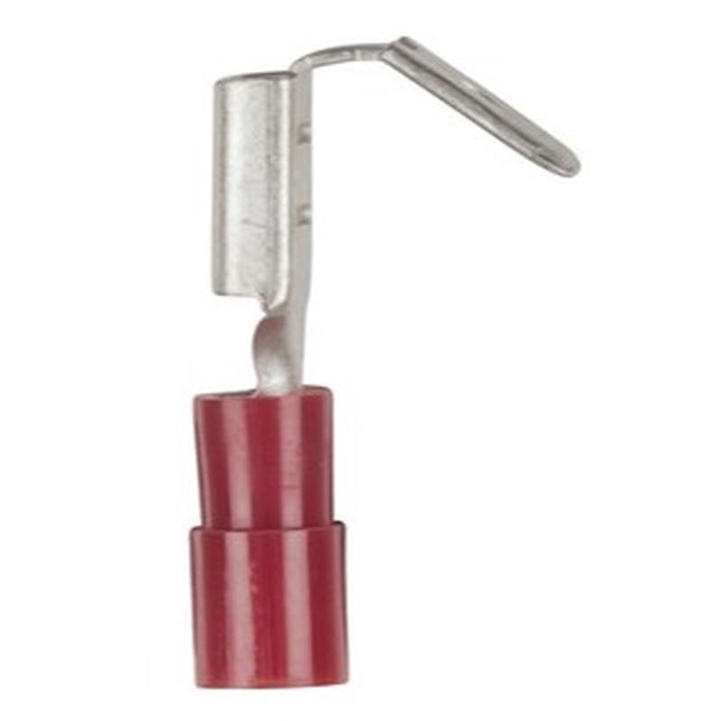 Connector QC 6.35mm Piggyback Spade Socket Red - 8 Pack