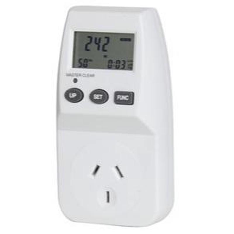 Mains Power Meter White