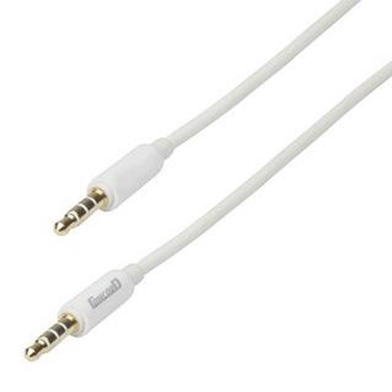 Lead 3.5mm 4 Pole Plug to 3.5mm 4 Pole Plug AV Cable - 2m