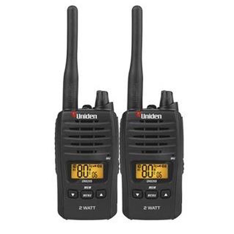 Uniden 2W UHF Transceiver UH820s Twin Pack