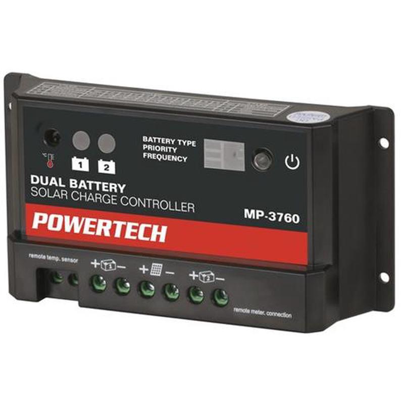 12/24V 10A Dual Batt PWM Solar Charge Controller w LED