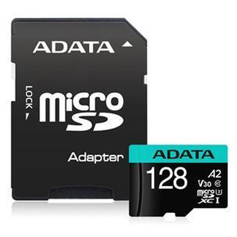 ADATA Premier Pro microSDXC UHS-I U3 A2 V30 Card with Adapter 64GB