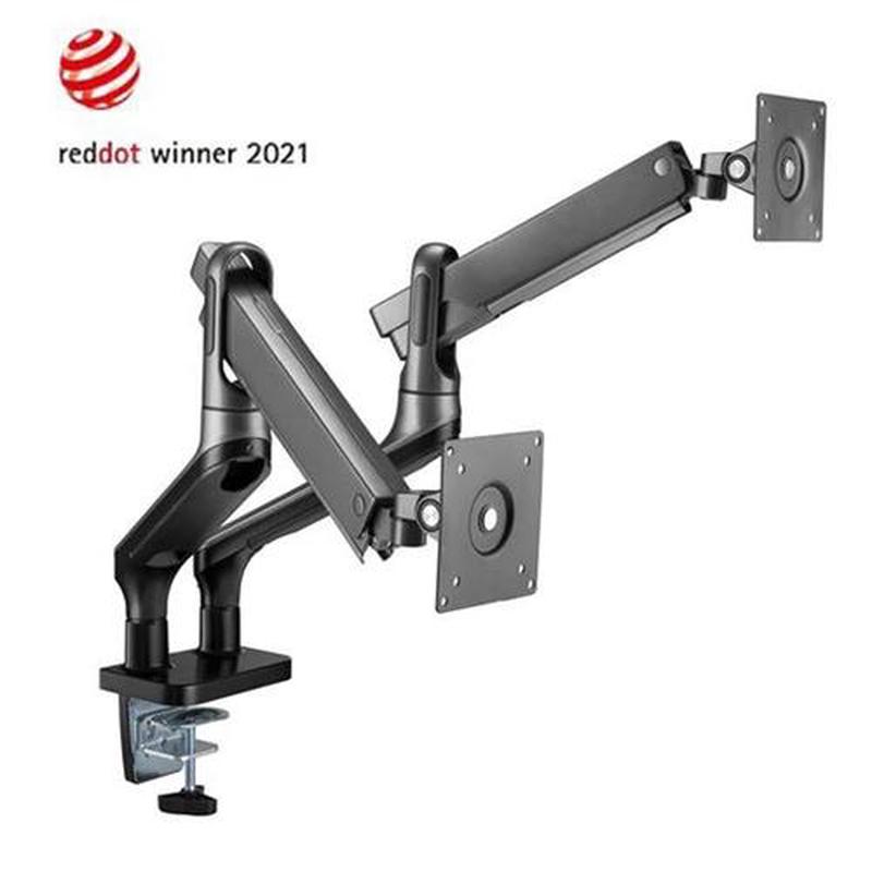 BRATECK 17'-32' Premium Aluminium Dual Spring-Assisted Desk Mount