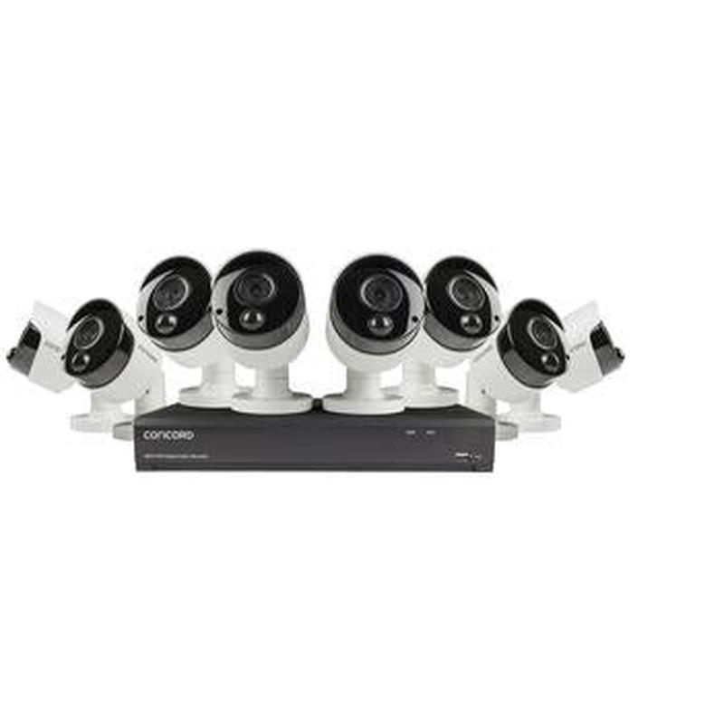 Concord 16 Channel HD DVR Package - 8x1080p PIR Cameras