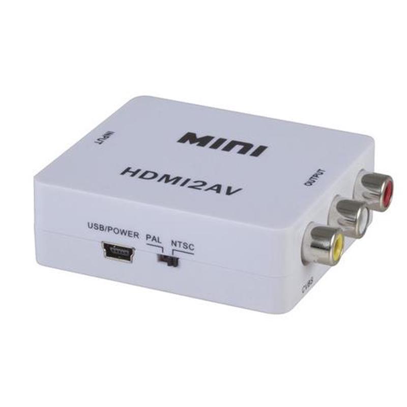 HDMI to Composite AV Converter with Power Supply