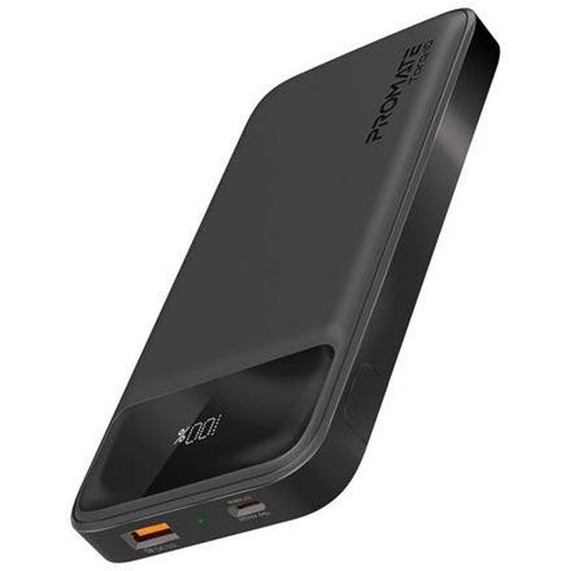 PROMATE 10000mAh Super-Slim Power Bank With Smart LED Display