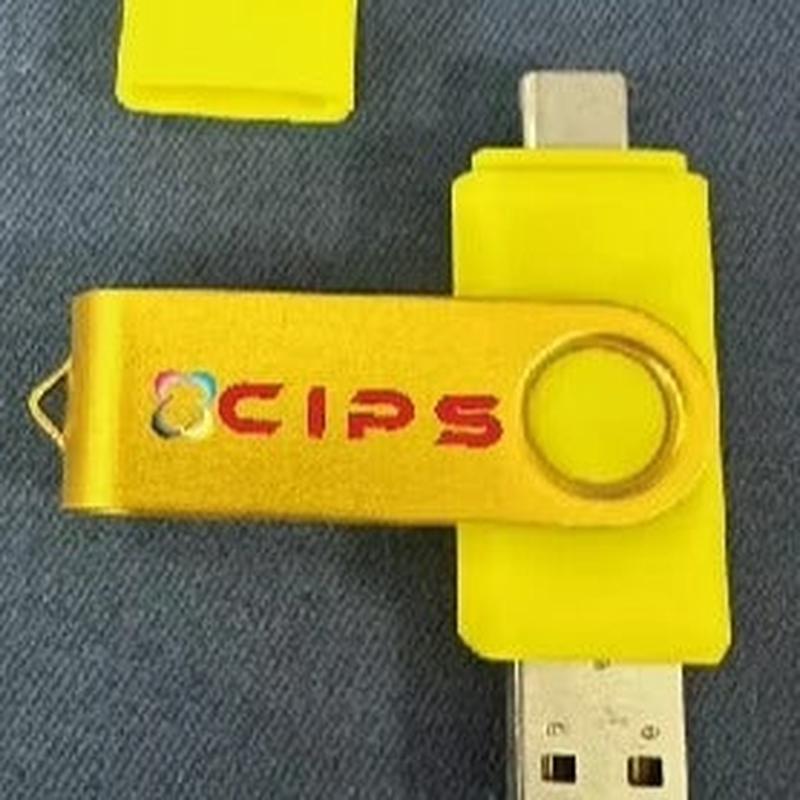 128GB Rotating OTG 2in1 USB Flash Drives USB2.0 3.0 Dual Pen Drive