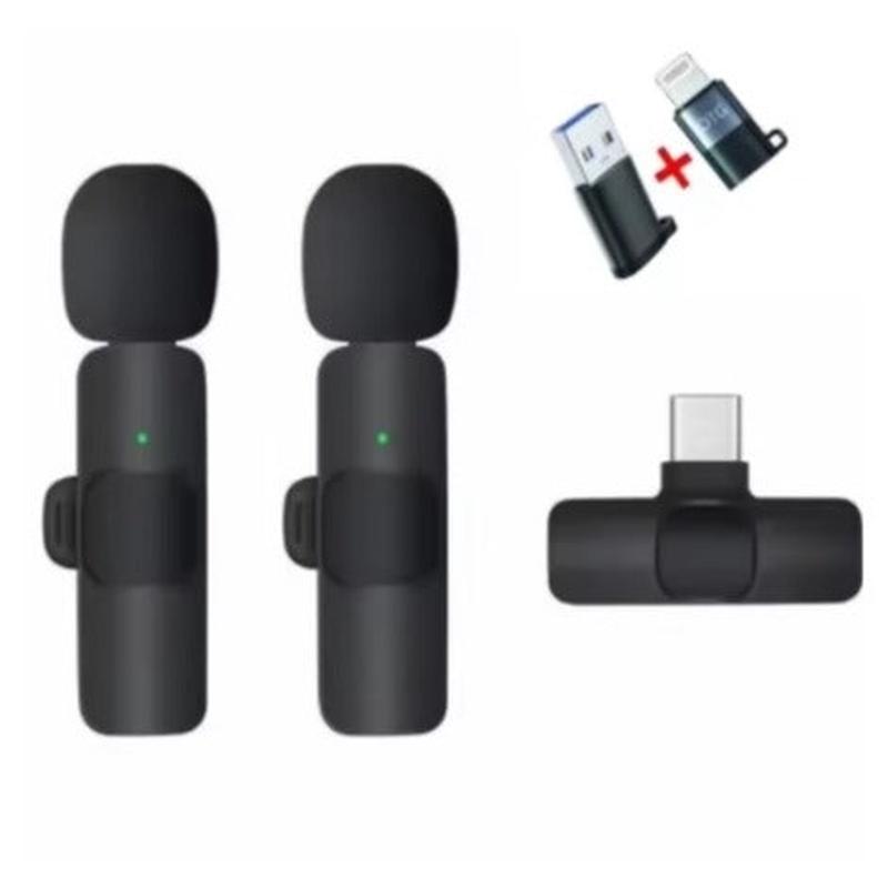 Lavalier Microphone LMini Noise Cancelling Lapel Mini Mic inc Ctype, USB and lightening