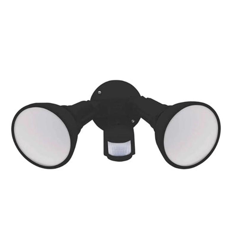 Orbit 20W Twin Sensor Spotlight Black with PIR Sensor