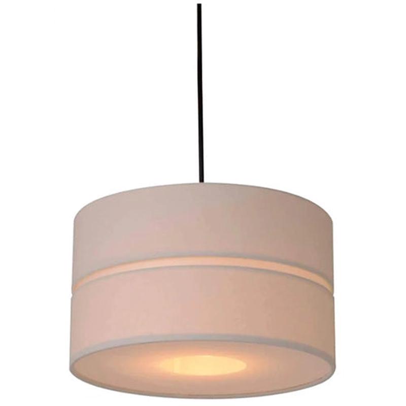 Orbit Frea Drum Pendant Shade Cream 30cm