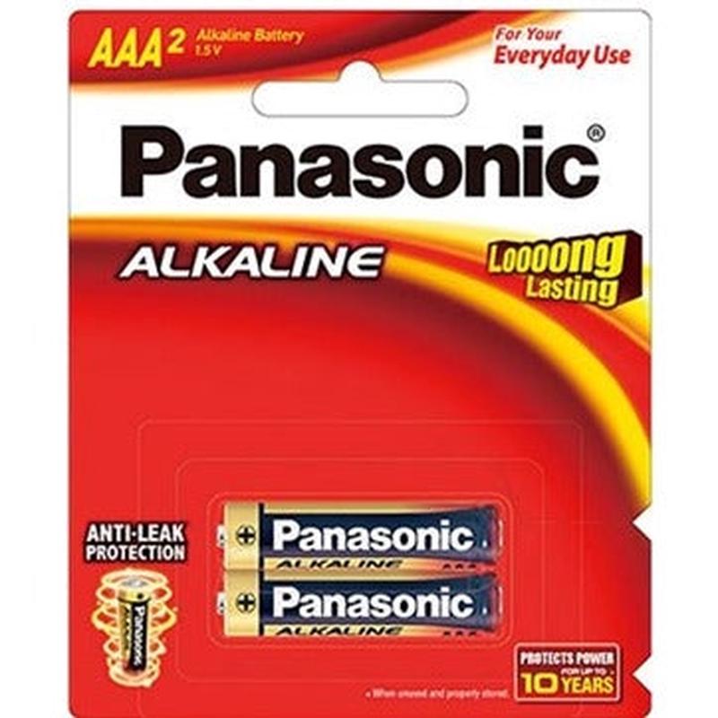 Panasonic AAA Alkaline Battery 2 Pack