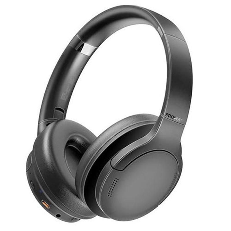 PROMATE High-Fidelity Stereo Deep Base Bluetooth Wireless Headphones - BLACK