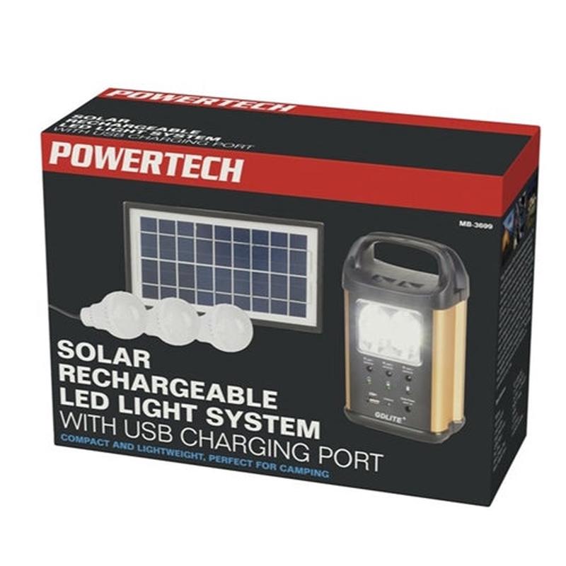 Solar Recharge LED Light Kit