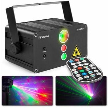 Beamz Athena RG Gobo Laser System with Battery