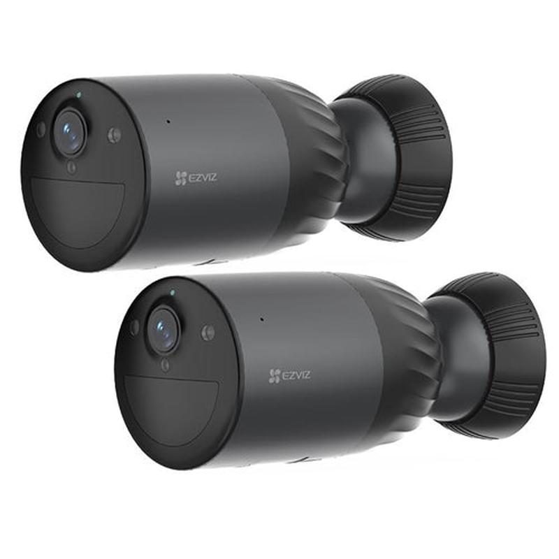 EZVIZ 8MP (4K) 2-Pack BC1C Outdoor IP65 Security Camera Bundle.