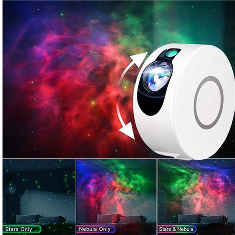 Galaxy Star Light Projector with LED Nebula Cloud White