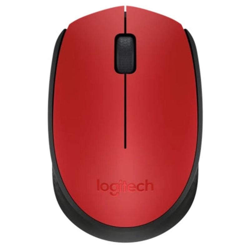 Logitech M171 USB Wireless Mouse - Red