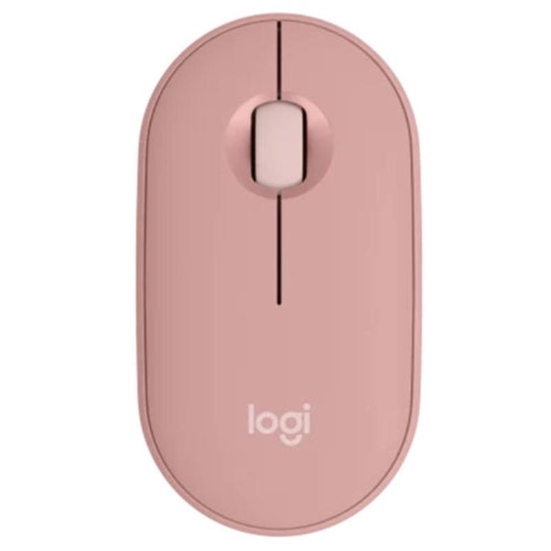Logitech M350S Pebble 2 USB Wireless/Bluetooth Mouse - Tonal Rose