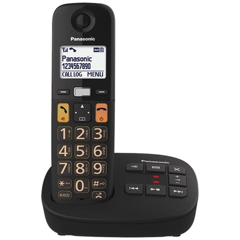 Panasonic Single Cordless Phone with Answering Machine