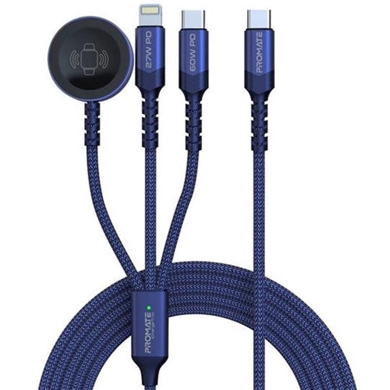 PROMATE 1.5M 5in1 Multi-Connector Charging Cable