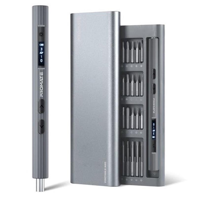 PROMATE 62-Pieces Cordless Electric DIY Pocket Size ScrewDriver Kit