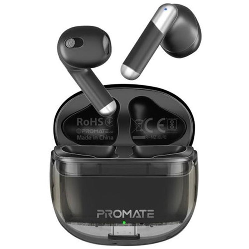 PROMATE In-Ear HD Bluetooth Earbud with Intellitouch & 300mAh Charging