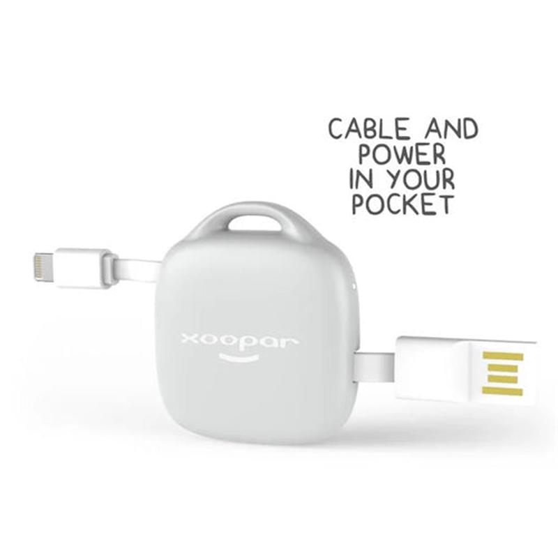 Xoopar Hug Booster : Charging Cable & Emergency Power Bank Assorted