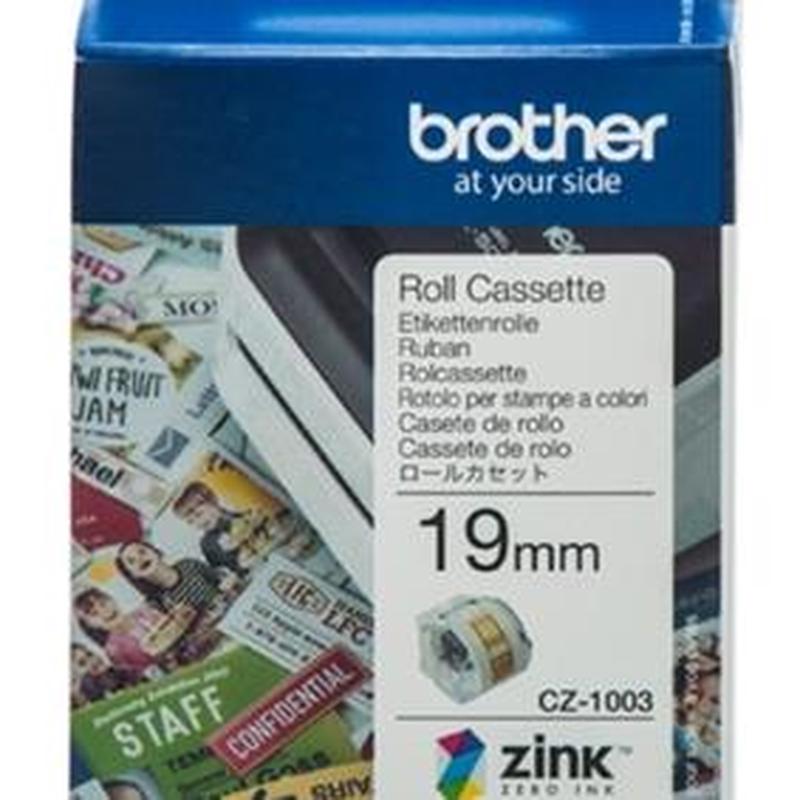 Brother CZ-1003 19mm Printable Roll Cassette