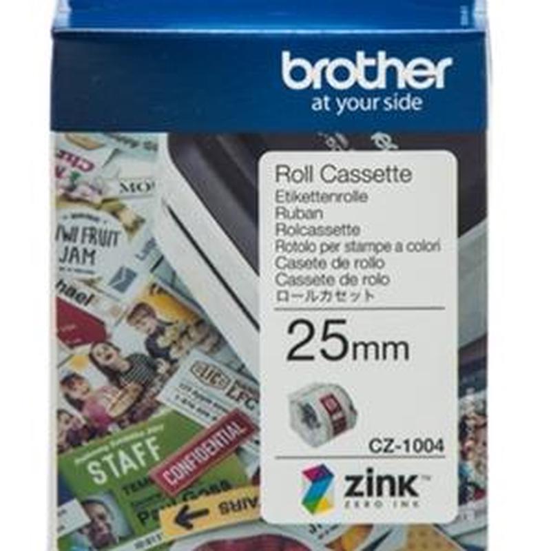 Brother CZ-1004 25mm Printable Roll Cassette