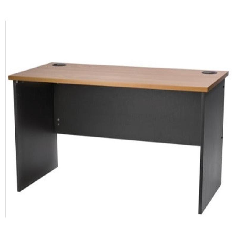 DESK FIRSTLINE 1200X600MM BEECH IRONSTONE