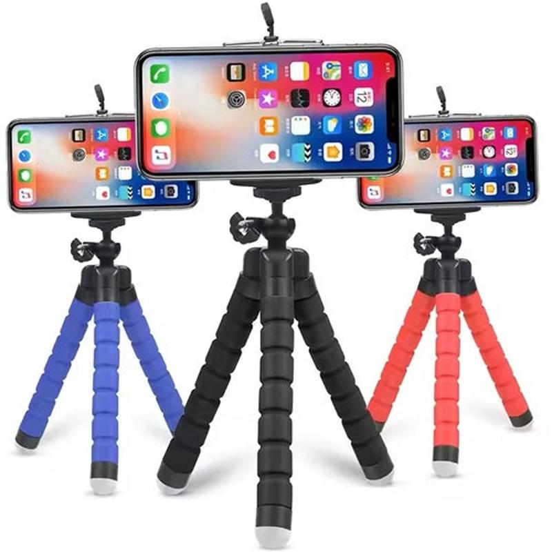 Desktop Selfie Tripod Mount Stand Bracket Phone Clip Holder for Mobile Phone Smartphone