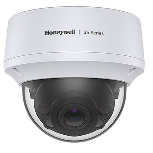 HONEYWELL 35 Series 5MP WDR IR IP Dome Camera with 2.8mm Fixed Lens.
