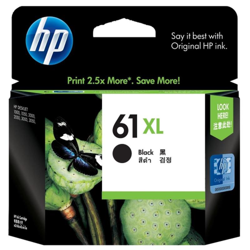 HP 61XL High Yield Black Ink Cartridge