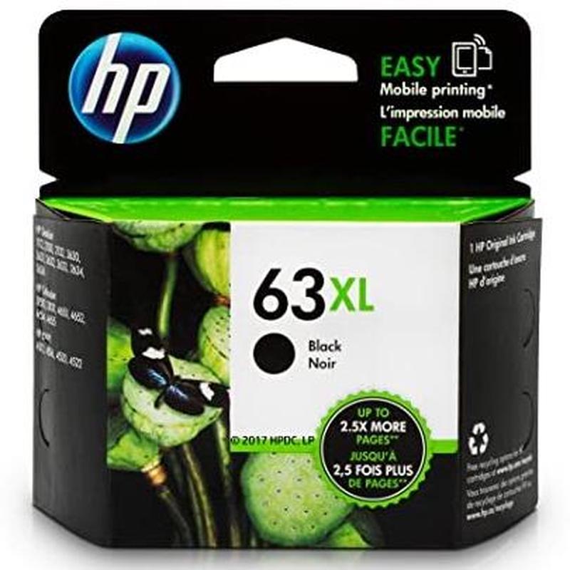 HP 63XL Black High Yield Ink Cartridge