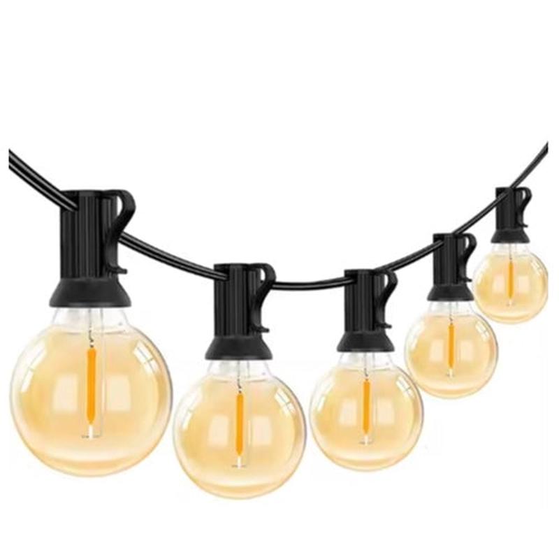 LED String Lights White for Outdoor G40 30 Bulbs 9M Waterproof AU plug