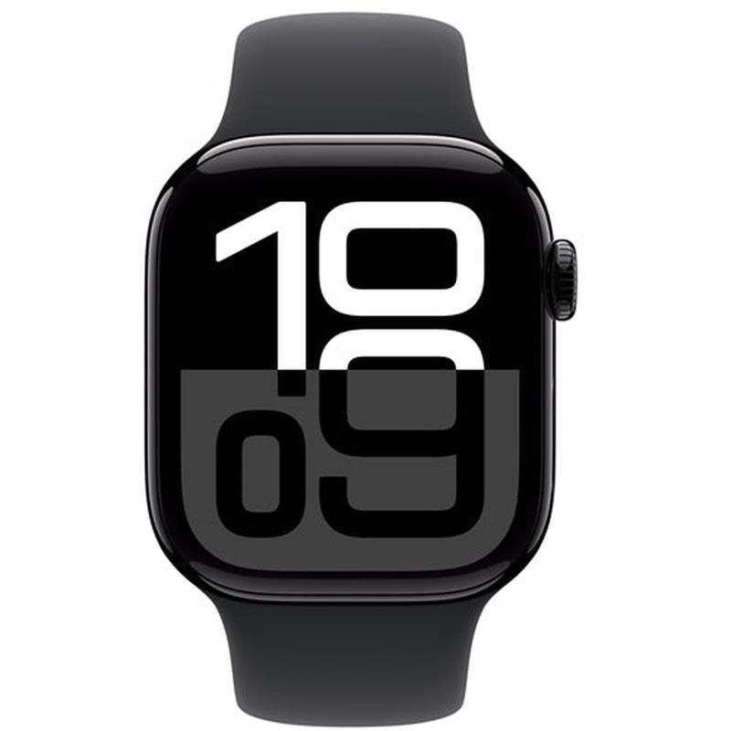 Apple WS 10 GPS 42mm Jet Black Aluminium Case with Black Sport Band - M/L