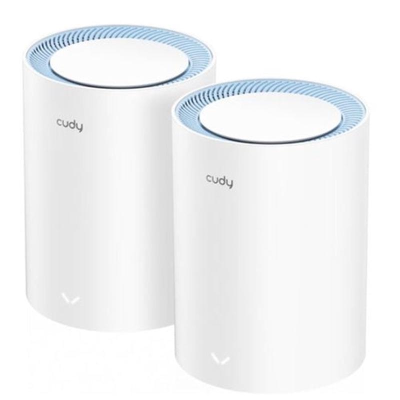 CUDY AC1200 2-Pack Dual-Band Wi-Fi Mesh System.
