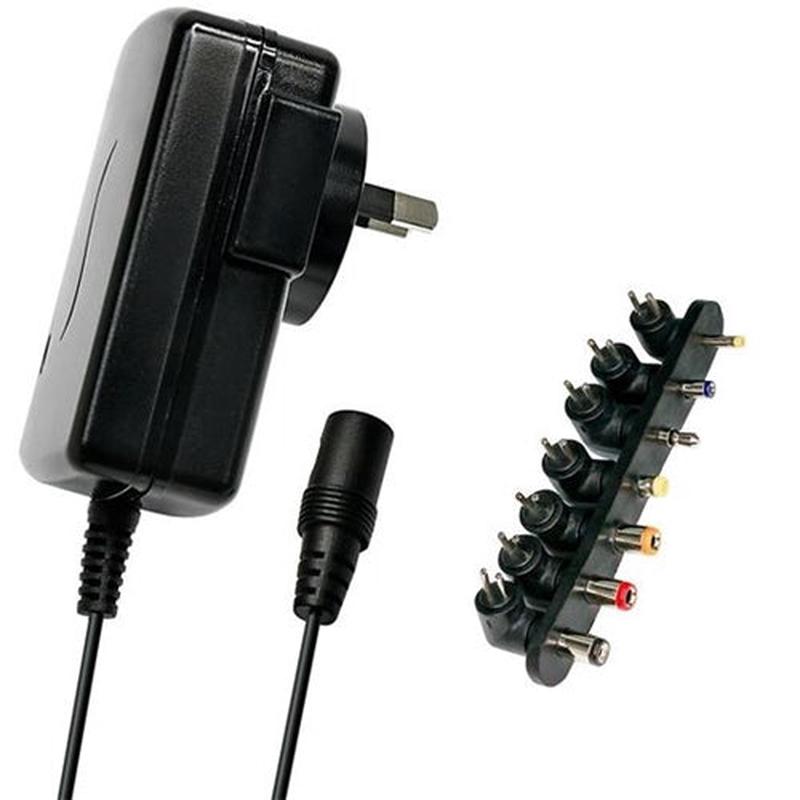 DYNAMIX 2.5A Switch Mode Power Adapter 3/5/6/7.5/ 9/12V DC.