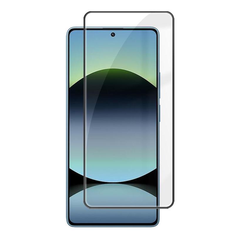 For Redmi Note 14S Kalebol High-Aluminum Screen-Printed Full-Coverage Anti-Fingerprint Black-Bordered HD Tempered Glass Film