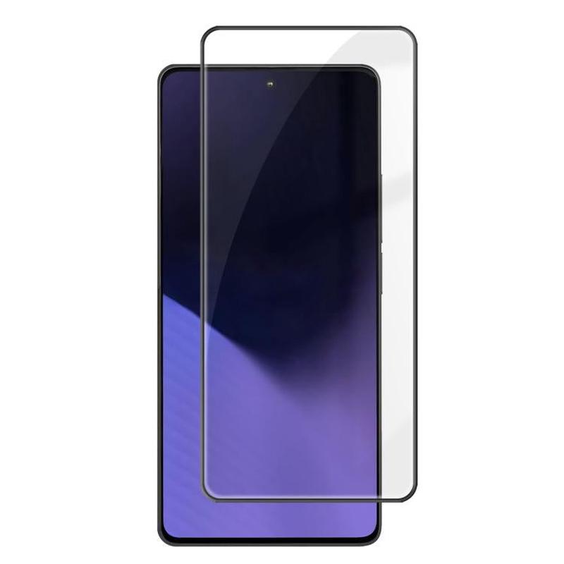 For Xiaomi Poco X6 Neo 5G Kalebol High-Aluminum Screen-Printed Full-Coverage Anti-Fingerprint Black-Bordered HD Tempered Glass Film